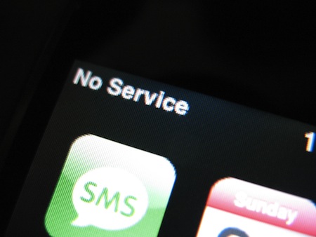 iPhone no servies