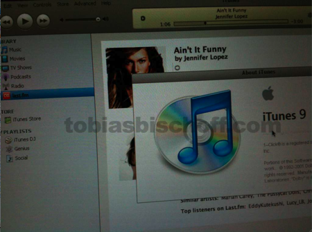 itunes9のスクリーンショット!?