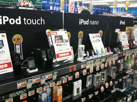 新型iPod nano、touch、shuffle、classicを触りにいってきましたフォトレポート。