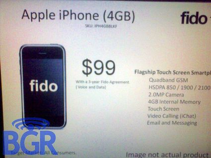 新型iPhone 4GBモデルの写真！？