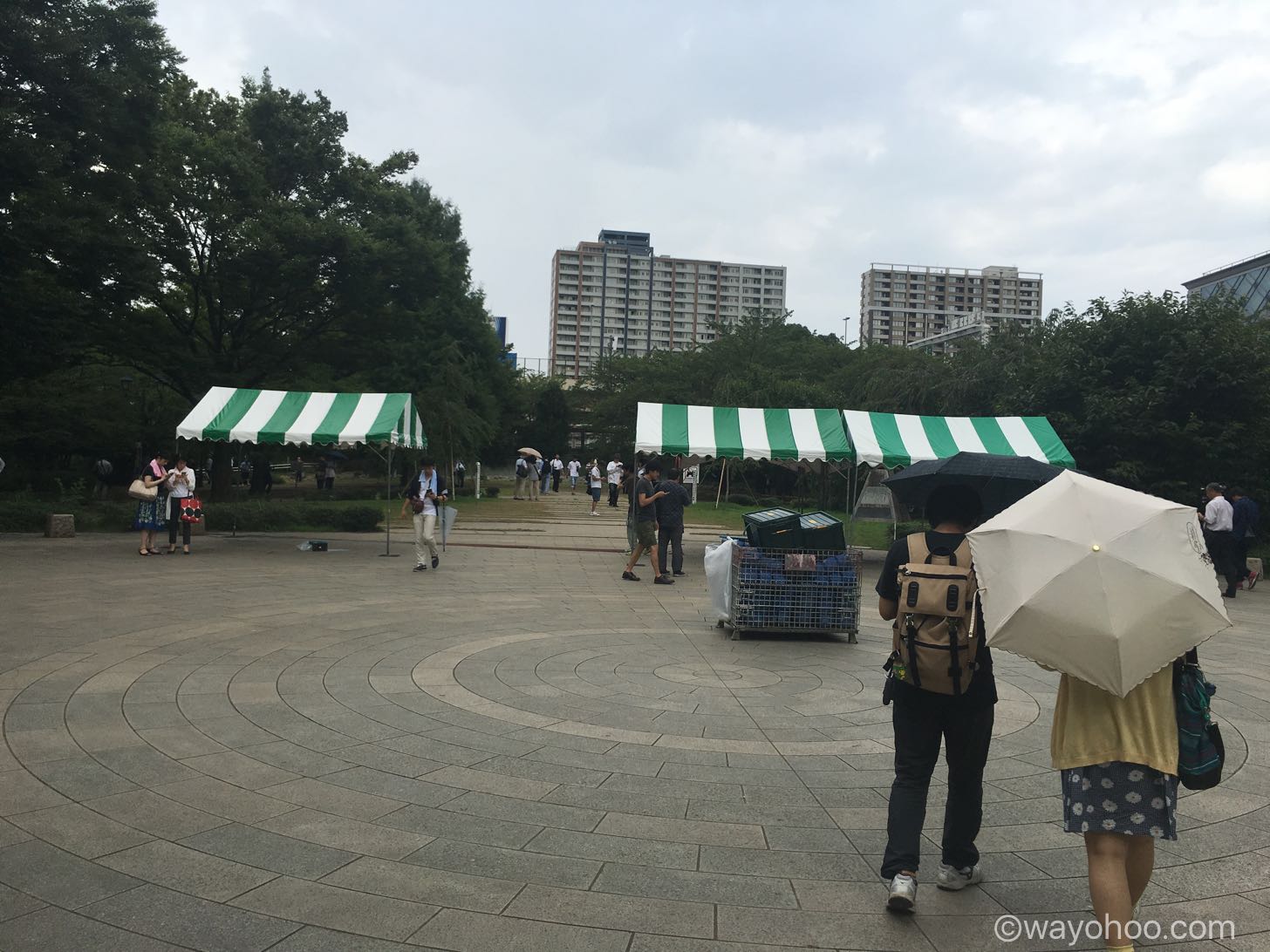 日本橋浜町公園の景色