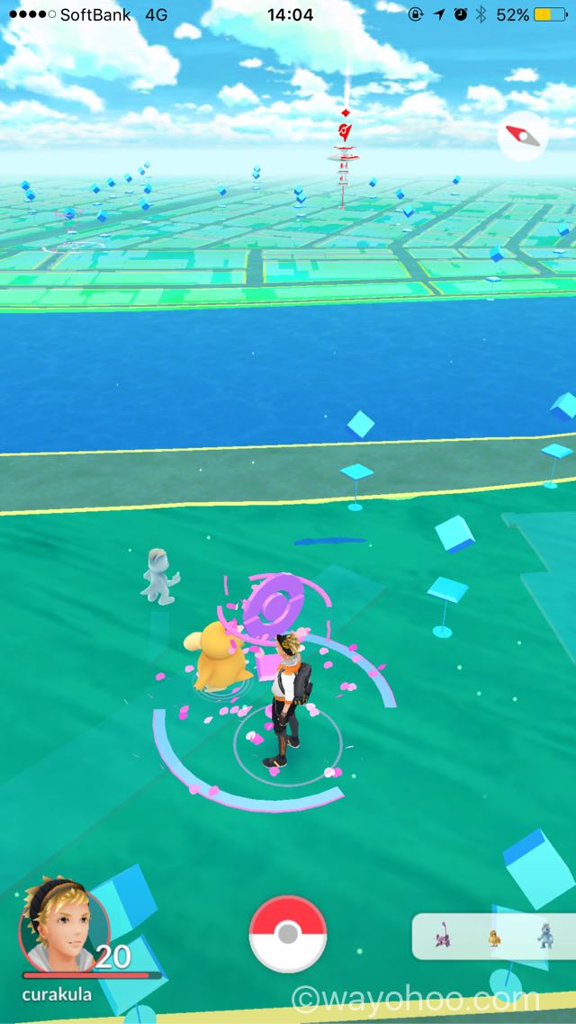 浜町公園にワンリキー登場！