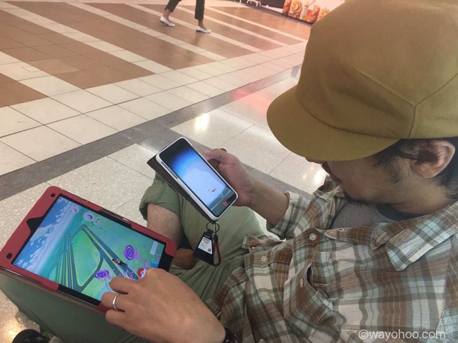 iPhoneとiPadのダブルプレイ