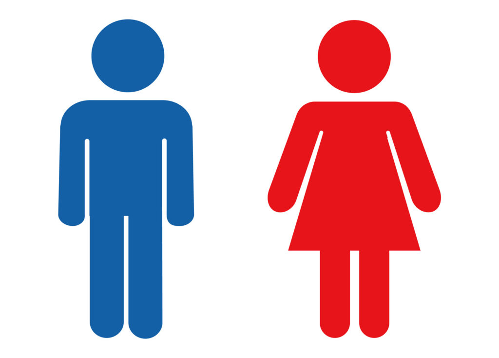 トイレの標識の謎 なぜ男は青色で 女は赤色なのか 和洋風kai